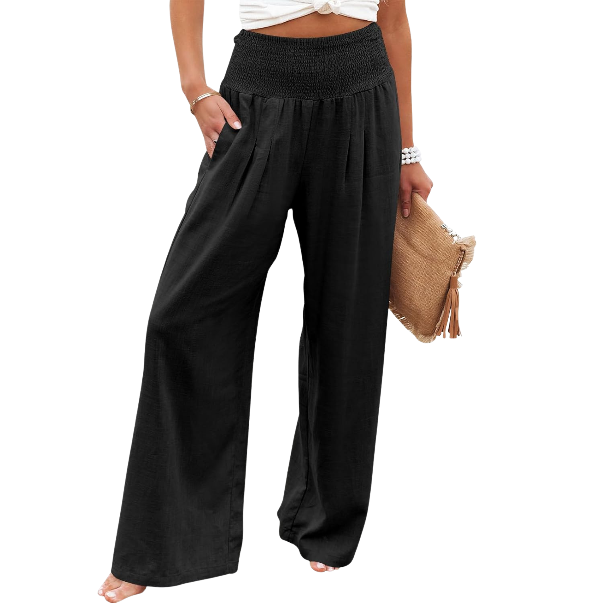 Casual Boho Wide Palazzo Pants For Women