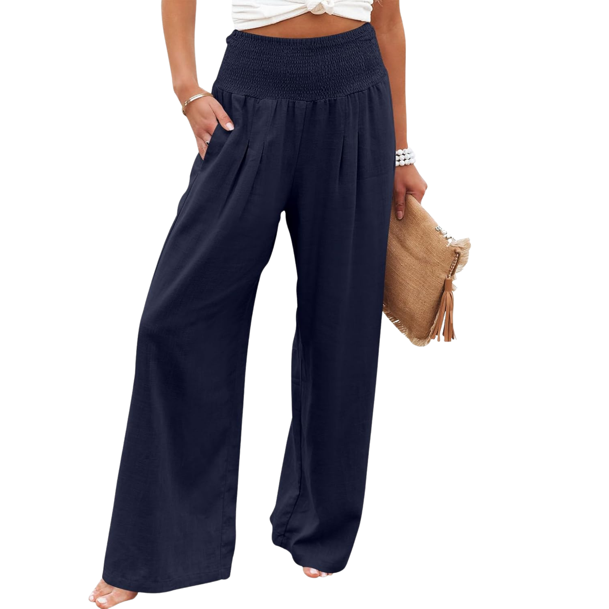 Casual Boho Wide Palazzo Pants For Women