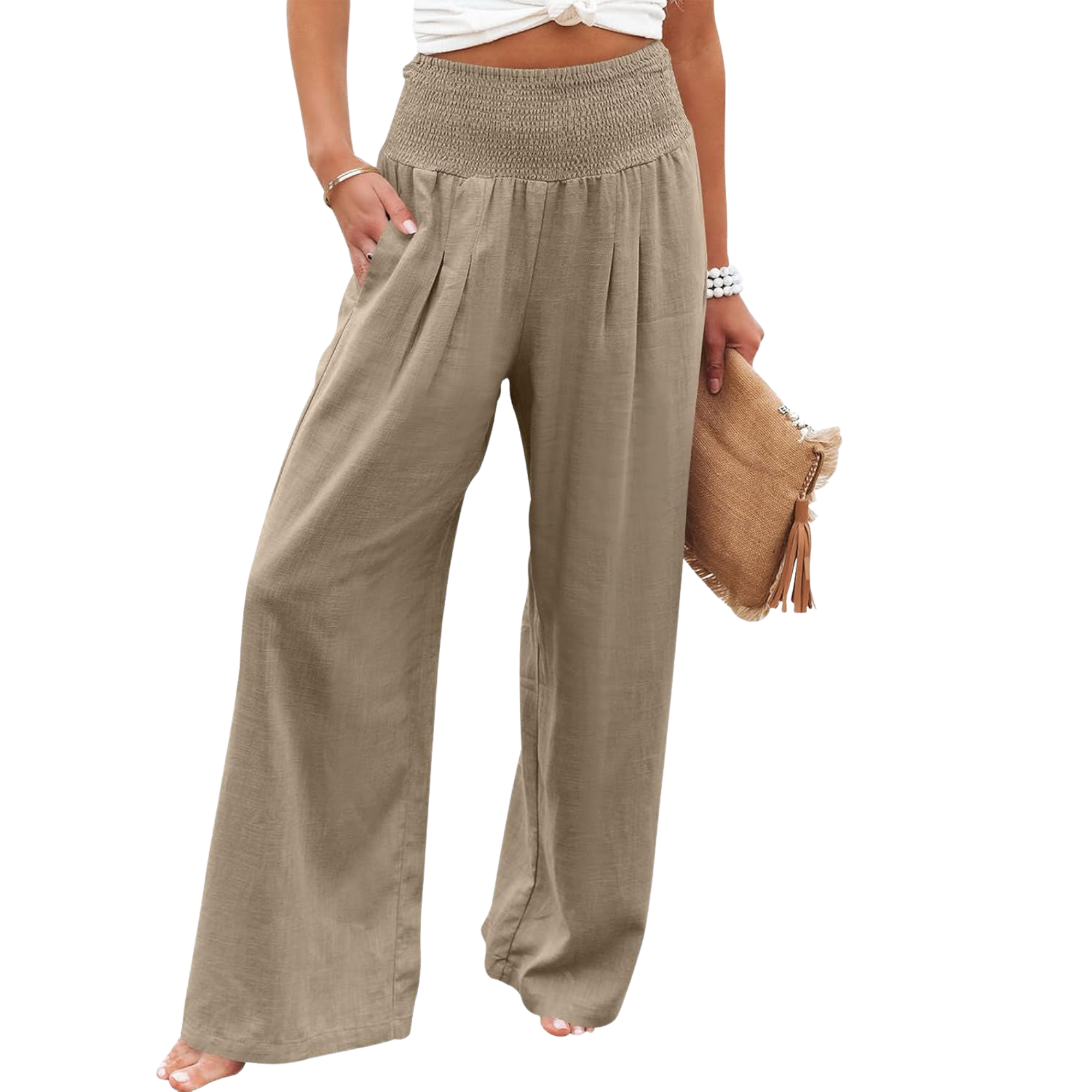 Casual Boho Wide Palazzo Pants For Women