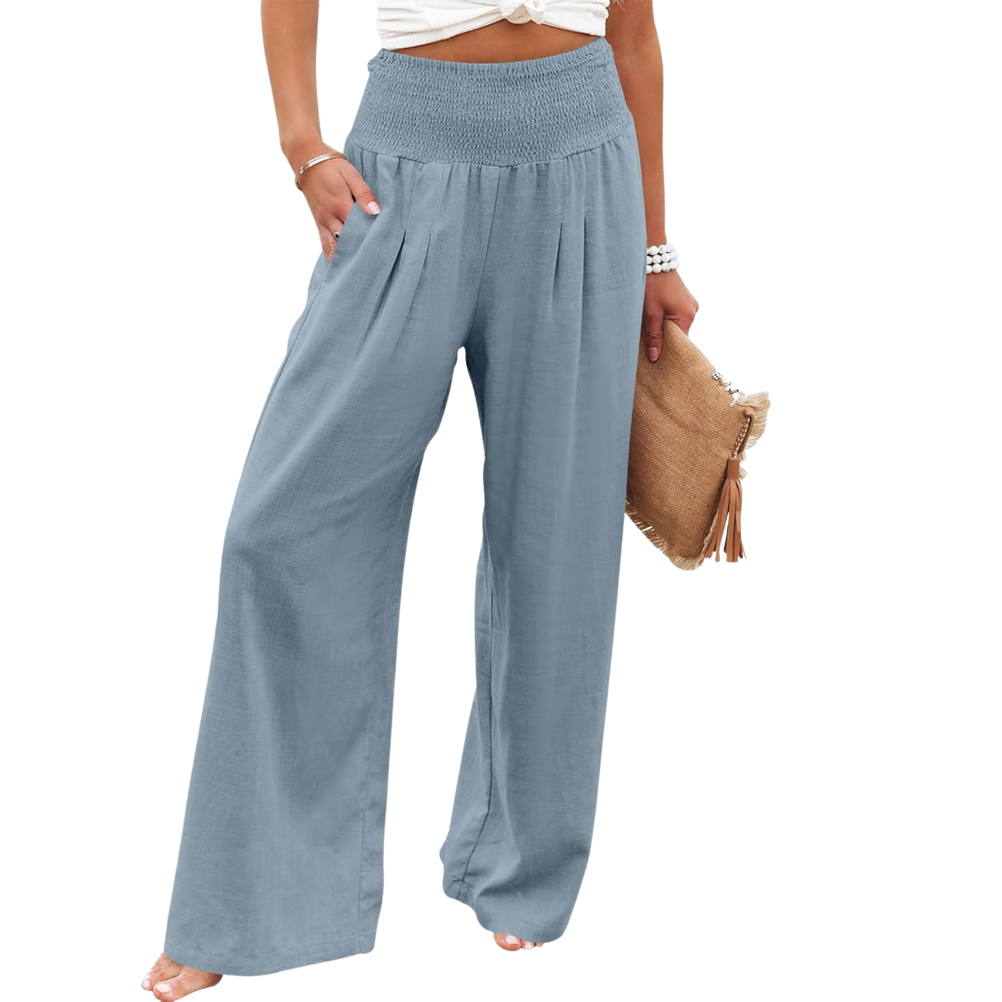 Casual Boho Wide Palazzo Pants For Women