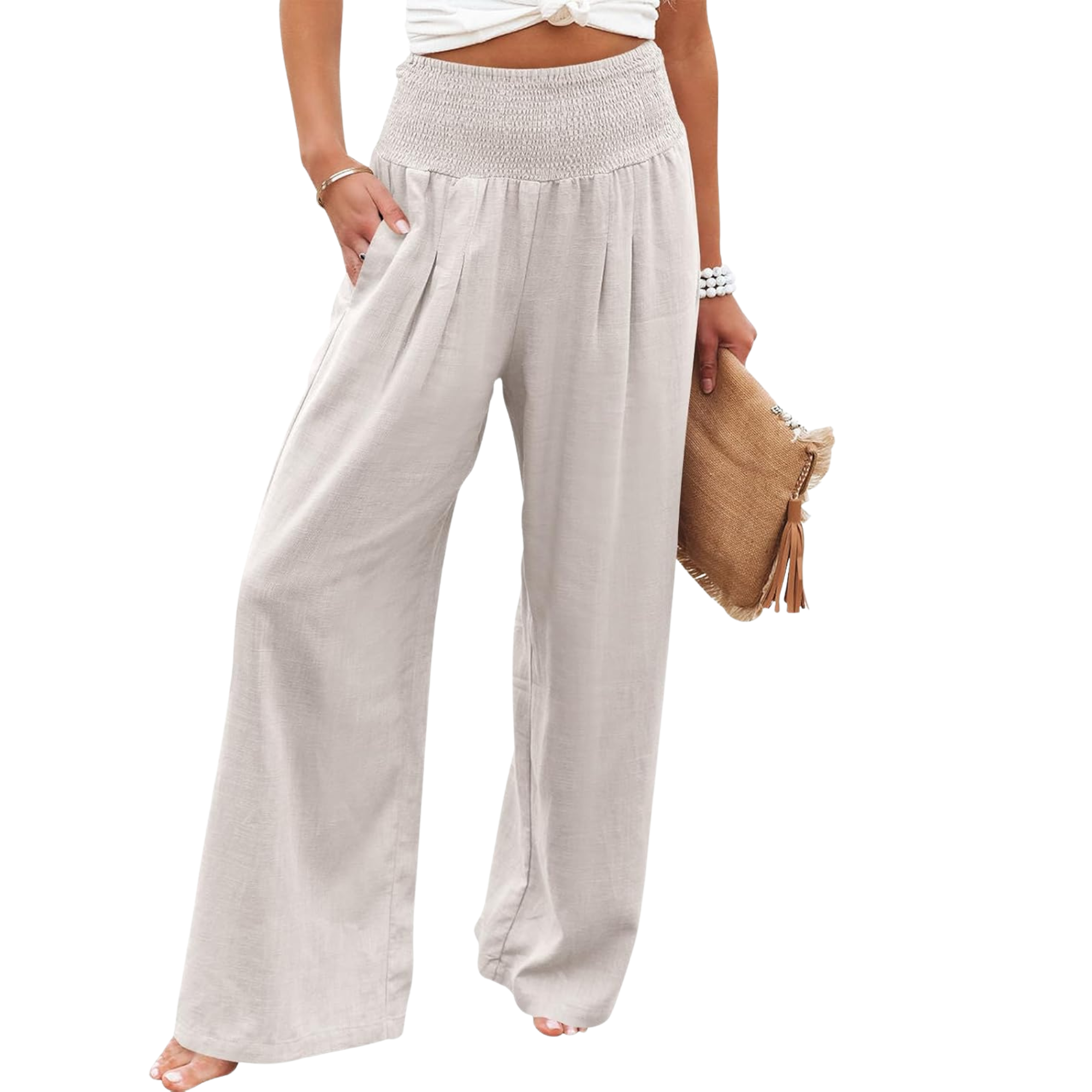 Casual Boho Wide Palazzo Pants For Women