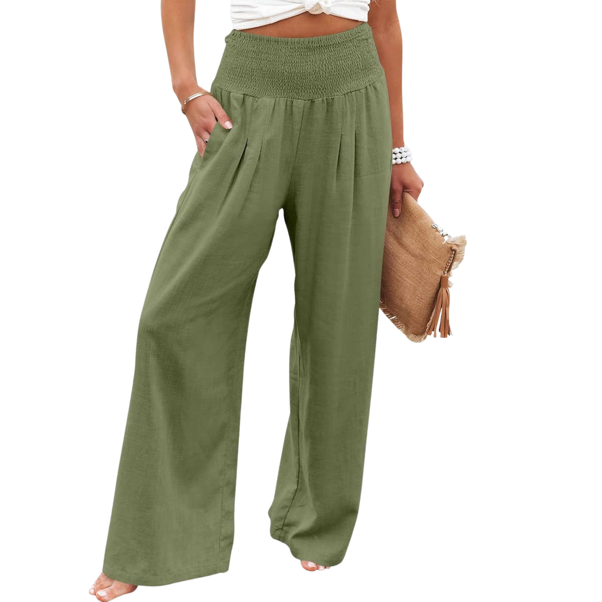 Casual Boho Wide Palazzo Pants For Women