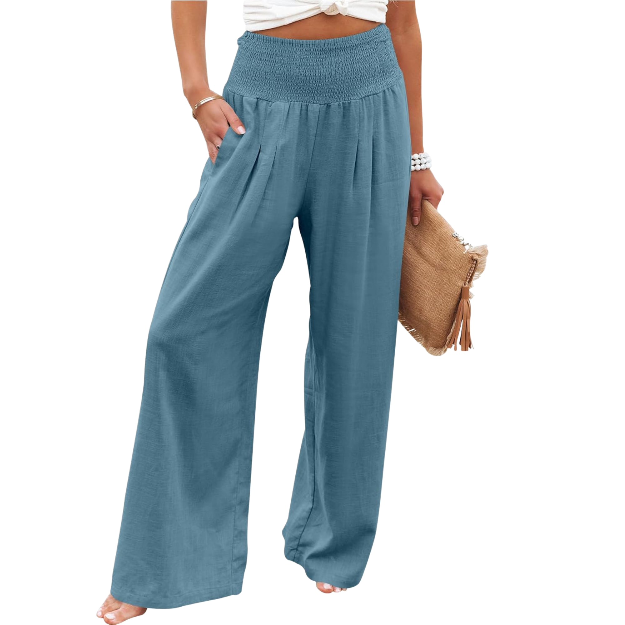 Casual Boho Wide Palazzo Pants For Women