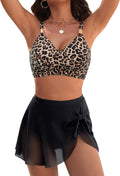 Womens High Waisted Bikini Set Gold Metal Two Piece Swimsuits Tummy Control Tie Knot 2026 Bathing Suits