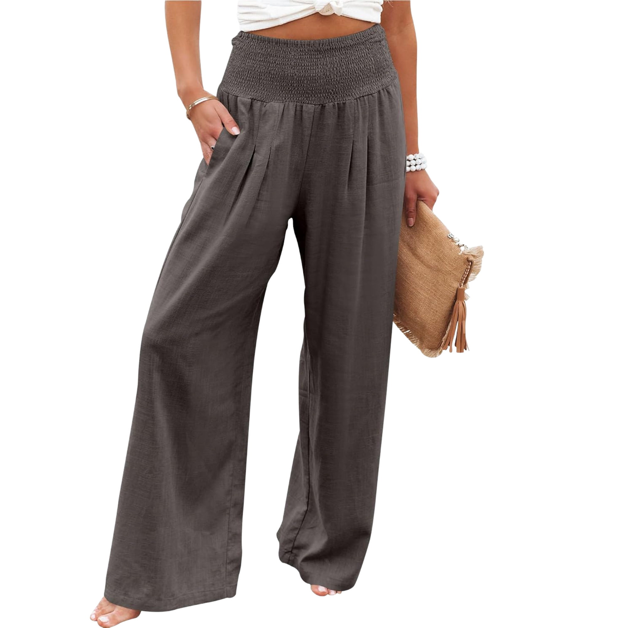 Casual Boho Wide Palazzo Pants For Women