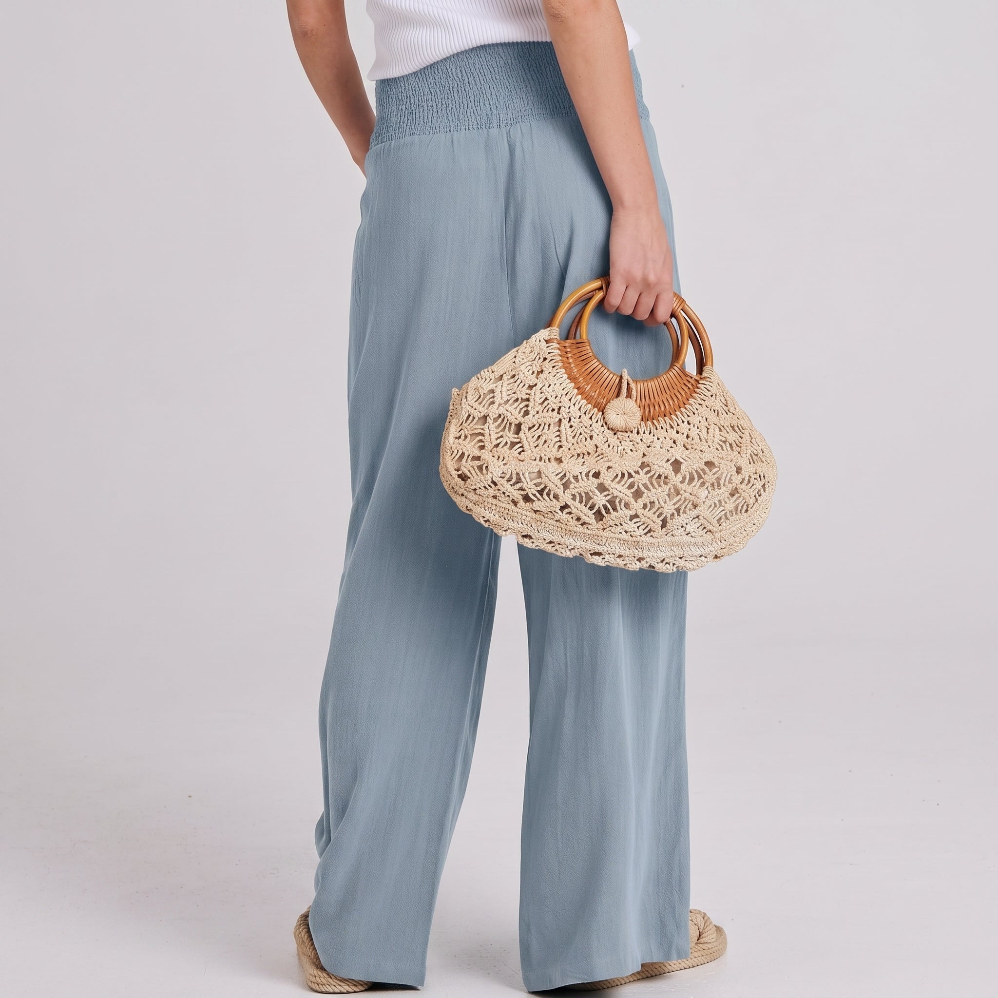 Casual Boho Wide Palazzo Pants For Women