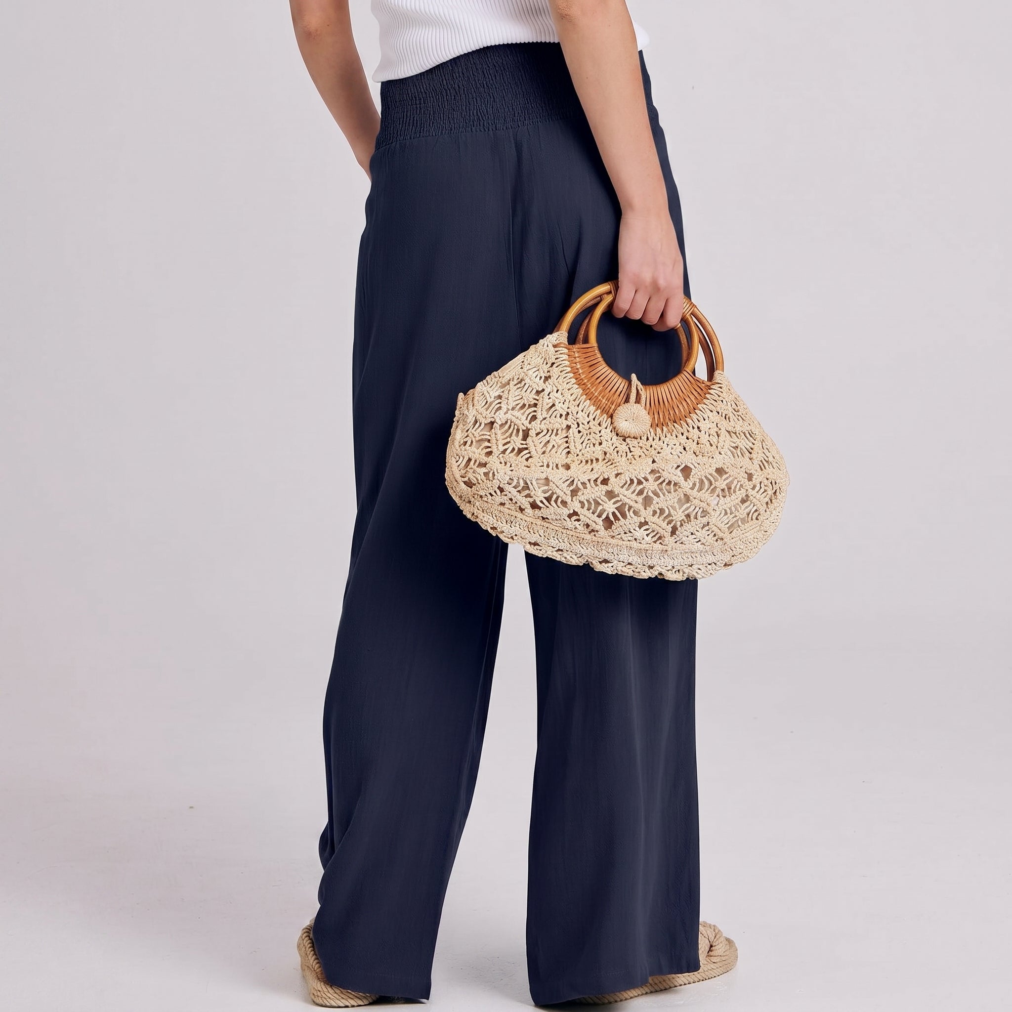 Casual Boho Wide Palazzo Pants For Women