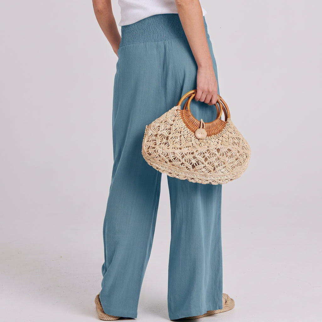 Casual Boho Wide Palazzo Pants For Women