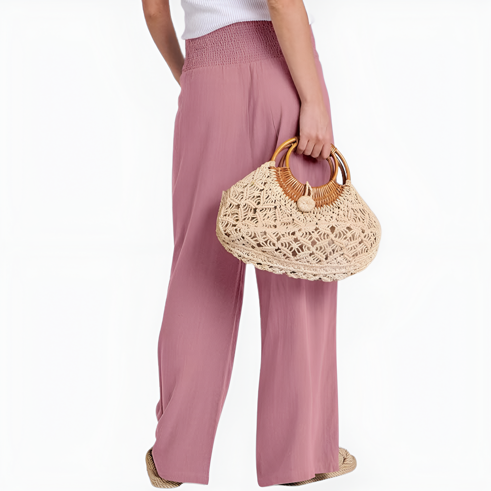 Casual Boho Wide Palazzo Pants For Women