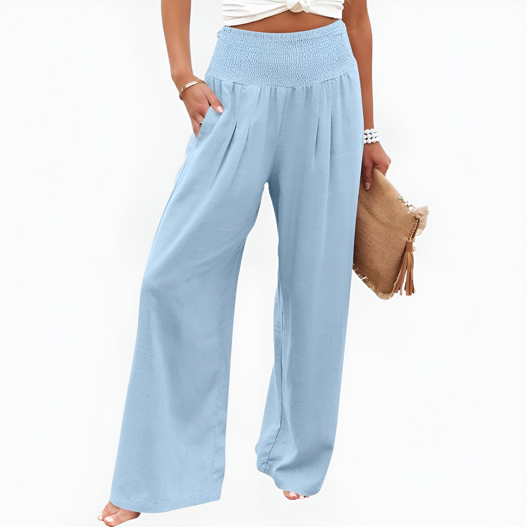 Casual Boho Wide Palazzo Pants For Women