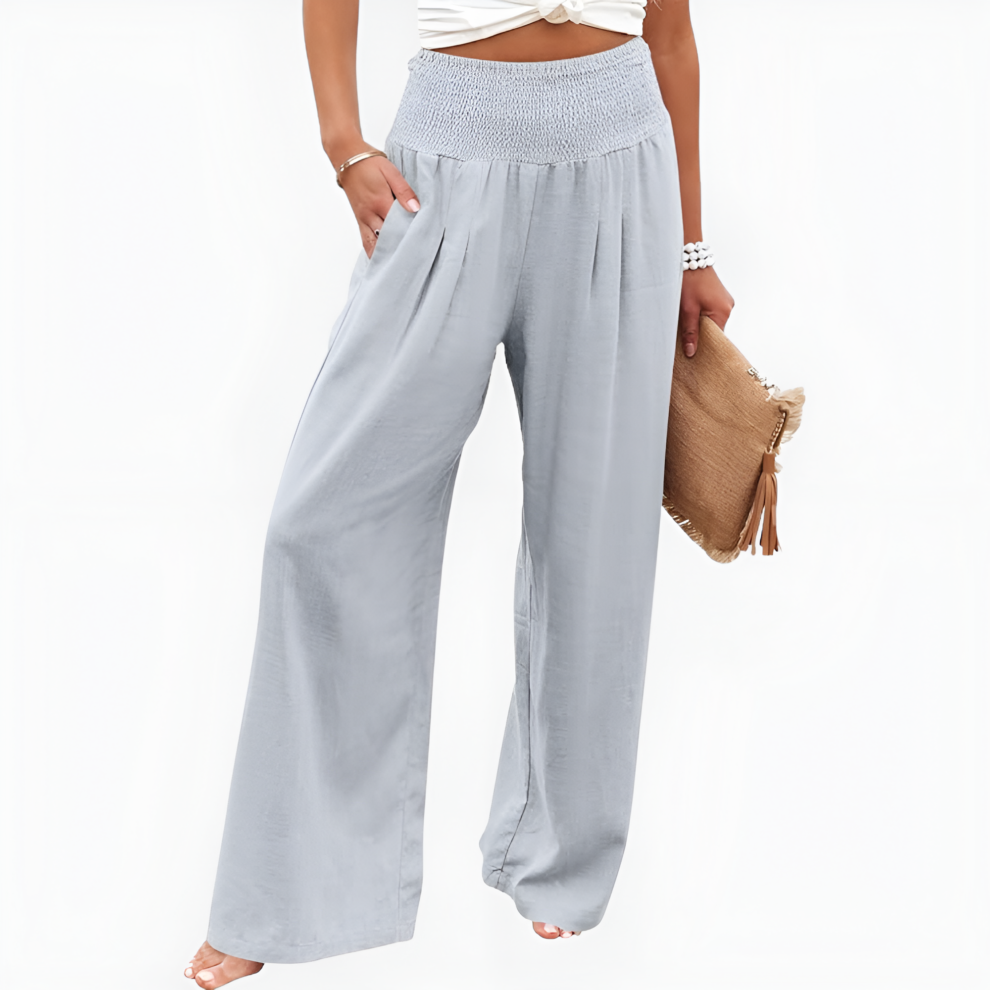 Casual Boho Wide Palazzo Pants For Women