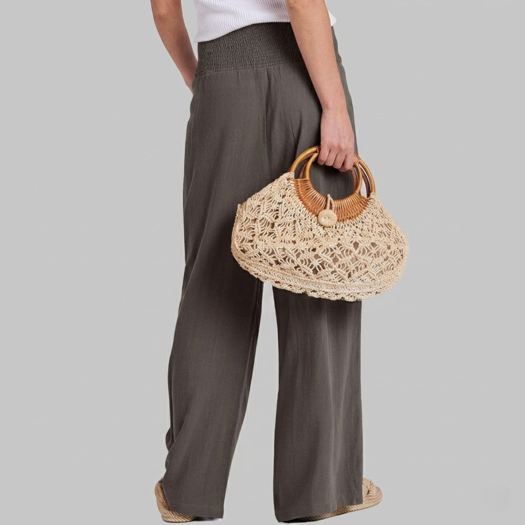 Casual Boho Wide Palazzo Pants For Women