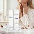 Reduces Wrinkles and Double Chin,Five Rollers for All Around Massage,Neck Firming Cream,Collagen Neck Cream,Relieves Edema,Suitable for Wrinkled Skin,with Hyaluronic Acid,VitaminC+E.